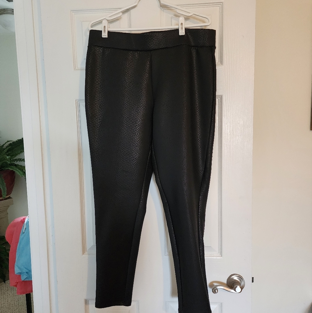 Black spandex pants